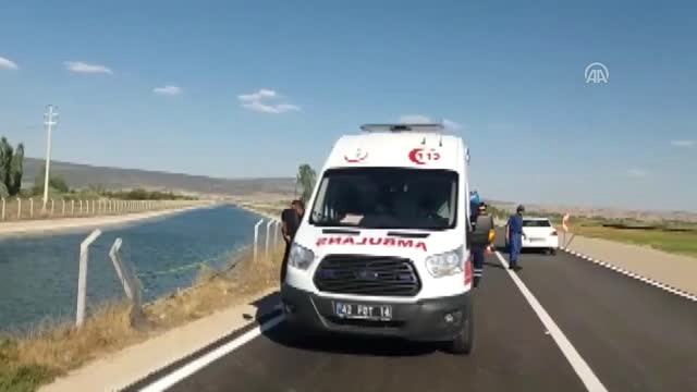 Konya’da Otomobil Sulama Kanalına Devrildi: 2 Ölü