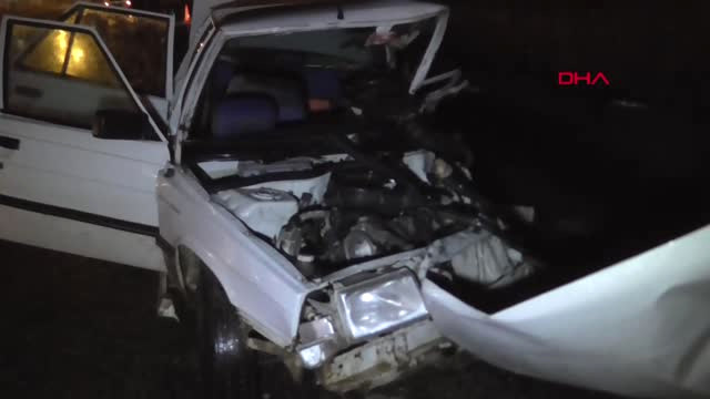 Konya Cip ile Çarpışan Otomobil Hurdaya Döndü 1 Ölü, 2 Yaralı