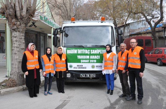 Mehir Vakfı’ndan Hadim’e Ayni Yardım
