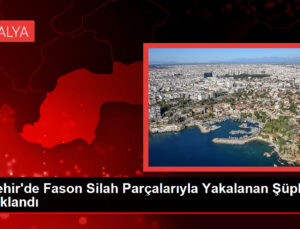 Akşehir’de Fason Silah Modülleriyle Yakalanan Kuşkulu Tutuklandı