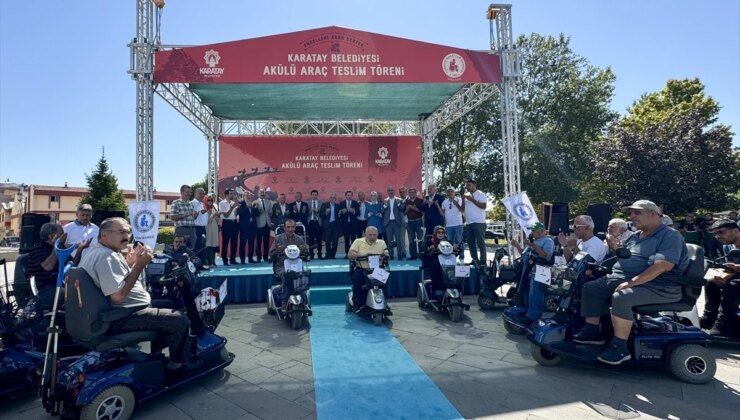 Karatay Belediyesi ve Hollanda Konya Kültür ve Dayanışma Vakfı’ndan Engellilere Akülü Araç Armağanı