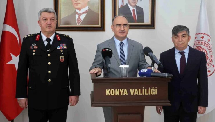 Konya Valisi: Orman yangınlarına karşı hassas olunmalı