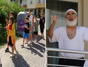 Park isteyen çocuklar hareket başlattı! Miniklerin sloganlarına mahalleliden takviye