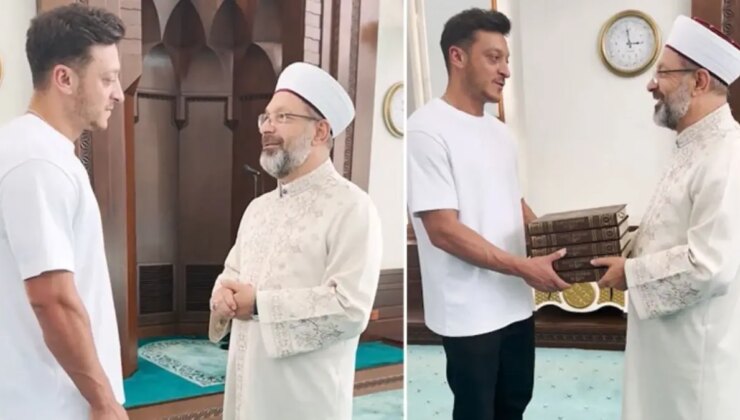Ali Erbaş, teşekkür için Mesut Özil’i çağırdı: Kıymetli bir iş başardın
