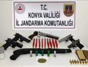 Konya’da Ruhsatsız Silah Operasyonu: 1 Gözaltı