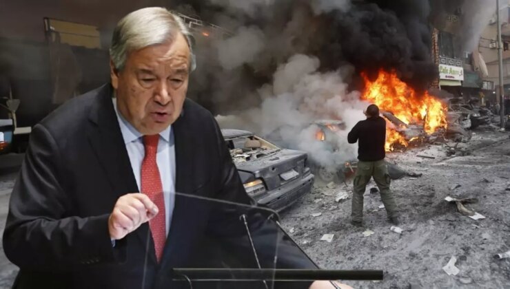 Lübnan için birinci defa “cehennem” sözünü kullanan Guterres’ten BM kurulunda tarihi davet
