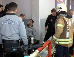 Şişli-Mecidiyeköy Metro İstasyonu’nda Yangın: Güvenlik Vazifelisi Hastaneye Kaldırıldı