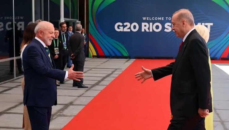 Cumhurbaşkanı Erdoğan, G20 Önderler Tepesi resmi karşılama merasimine katıldı
