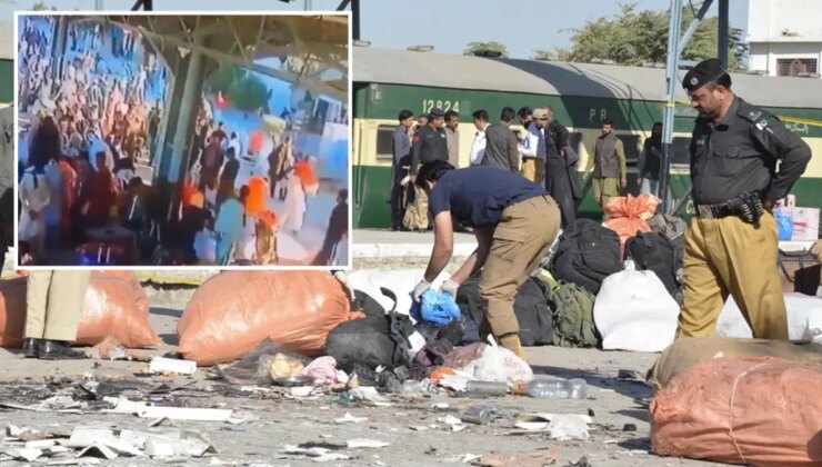 Pakistan’da tren istasyonuna bombalı hücum: En az 26 meyyit, 46 yaralı