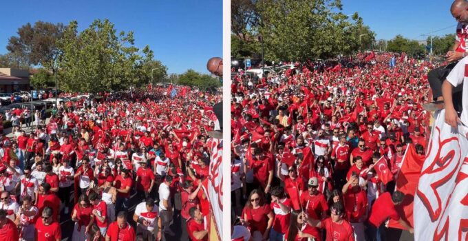 Dünya bu anları konuşuyor! Amerika’ya damga vuran ”Türk yürüyüşü”